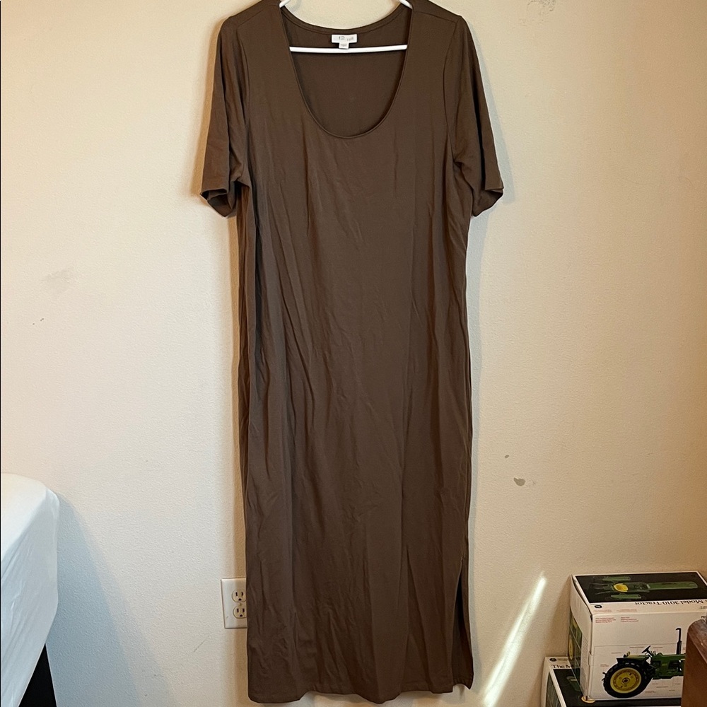 J. Jill Cocoa Maxi Dress